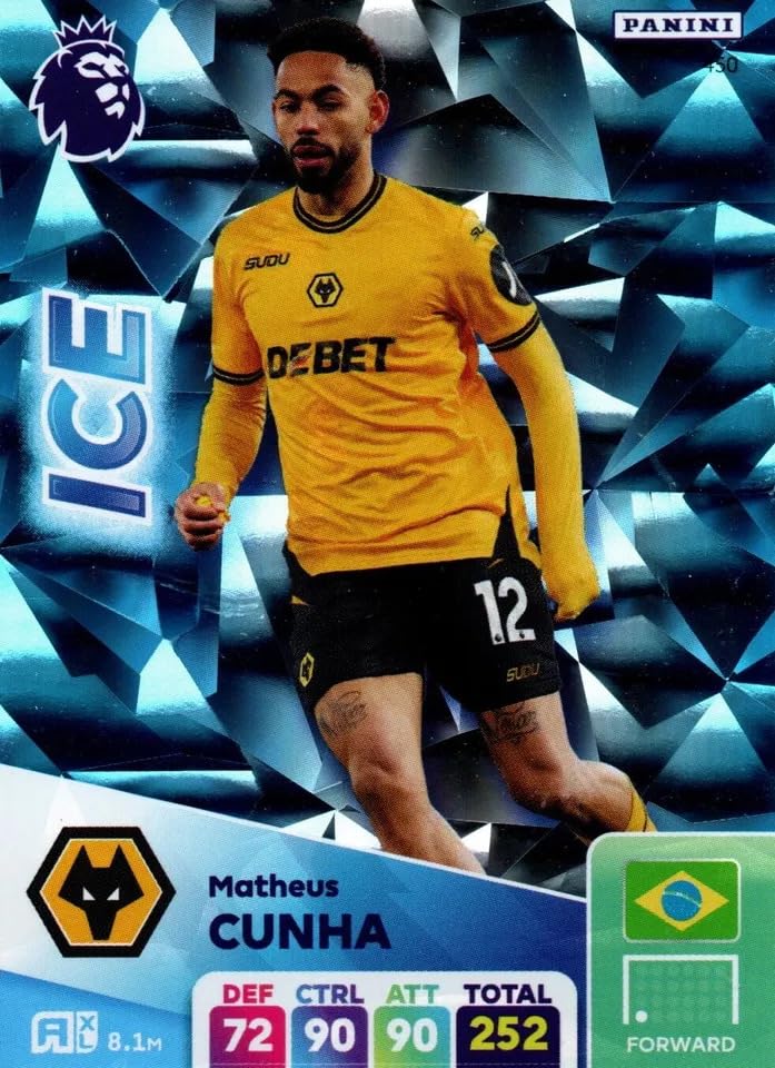 Amazon.co.jp: パニーニ プレミアリーグ 2024 2025 マテウス クーニャ